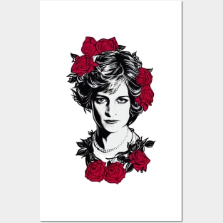 Red Roses - Princess Diana Posters and Art